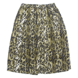 Womens A-Line Skirt Beige Midi M