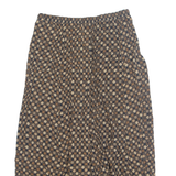 LIZ BAKER Womens A-Line Skirt Brown Midi Floral L
