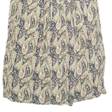 FACHATTA Womens A-Line Skirt Green Midi 90s Paisley M