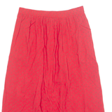 SOPHISTICATES Womens A-Line Skirt Red Midi Crazy Pattern M