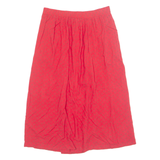 SOPHISTICATES Womens A-Line Skirt Red Midi Crazy Pattern M
