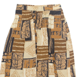 ALFRED DUNNER Womens A-Line Skirt Beige Knee Length 90s UK 8