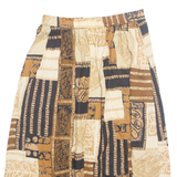 ALFRED DUNNER Womens A-Line Skirt Beige Knee Length 90s UK 8