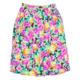 SHERIDAN SQUARE Womens A-Line Skirt Pink Midi Floral L