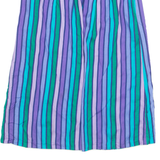 JONATHAN MARTIN Womens Straight Skirt Blue Midi 90s Striped S