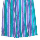 JONATHAN MARTIN Womens Straight Skirt Blue Midi 90s Striped S