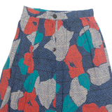 LIBERATED LADY Womens A-Line Skirt Red Knee Length 90s Floral UK 14