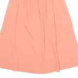 IC ISAACS Womens A-Line Skirt Orange Midi 90s UK 10