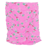ZARA Womens Bandage Skirt Pink Short Floral XS