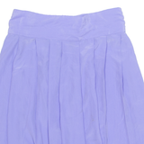 HENNES BY H&M Womens Pleated Skirt Blue Short M