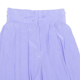 HENNES BY H&M Womens Pleated Skirt Blue Short M