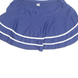 Womens Skort Skirt Blue Short L