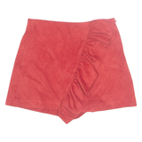 ZARA Womens Skort Skirt Red Short XS