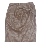 ZARA Womens Pencil Skirt Brown Knee Length M