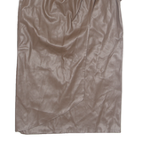 ZARA Womens Pencil Skirt Brown Knee Length M