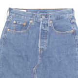 LEVI'S Premium E Womens Straight Skirt Blue Short Denim S