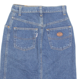 VALENTINO Womens Straight Skirt Blue Knee Length 90s Denim S