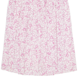 Womens A-Line Skirt Pink Midi Floral L