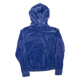 FILA Velour Womens Blue Hoodie S
