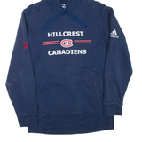 ADIDAS Hillcrest Canadiens Mens Blue Hoodie M