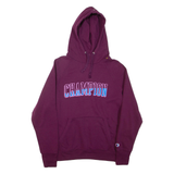 CHAMPION Womens Maroon Hoodie L