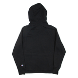CHAMPION Mens Black Hoodie L