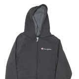CHAMPION Mens Grey Hoodie Full Zip S