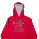 CHAMPION Teacher Mens Red Hoodie M