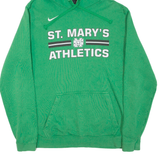 NIKE St Mary's Athletics Mens Green Hoodie L