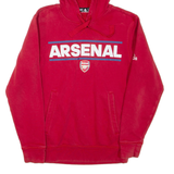ADIDAS Arsenal Mens Red Hoodie XS
