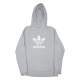 ADIDAS Mens Grey Hoodie M