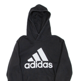 ADIDAS Mens Black Hoodie M