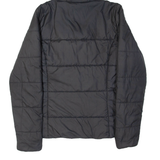 ADIDAS Womens Puffer Coat Grey Hooded UK 12