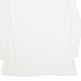 JAEGER Womens T-Shirt White 3/4 Sleeve S
