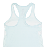 NEW BALANCE Striped Activewear Womens Vest Blue Sleeveless XS