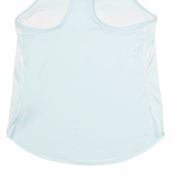 NEW BALANCE Striped Activewear Womens Vest Blue Sleeveless XS
