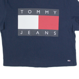 TOMMY JEANS Cropped Womens T-Shirt Blue S