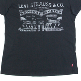 LEVI'S Womens T-Shirt Black XS