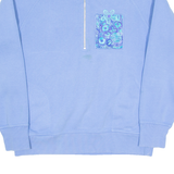 WILD PALMS Womens Sweatshirt Blue M