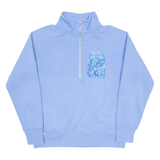 WILD PALMS Womens Sweatshirt Blue M