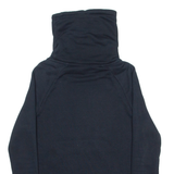NIKE Womens Sweatshirt Black High Neck XS
