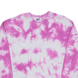 WILD FABLE Tie-Dye Mens Sweatshirt Pink Crew Neck S