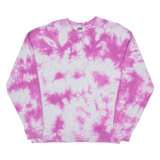 WILD FABLE Tie-Dye Mens Sweatshirt Pink Crew Neck S