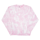 ARTIST UNION CLOTHING CO. Tie-Dye Mens Sweatshirt Pink Crew Neck L
