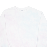 INDEPENDANT Tie-Dye Mens Sweatshirt White Crew Neck XL