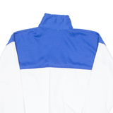 B&J Mens Sweatshirt White 1/4 Zip 90s M