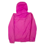 JACK WOLFSKIN Womens Rain Jacket Pink Hooded UK 16