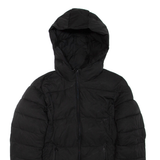 CHAMPION Womens Puffer Jacket Black Hooded M
