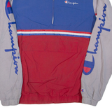 CHAMPION Mens Pullover Jacket Grey Colourblock M