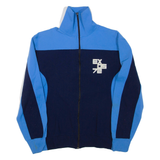Mens Track Jacket Blue Colourblock M